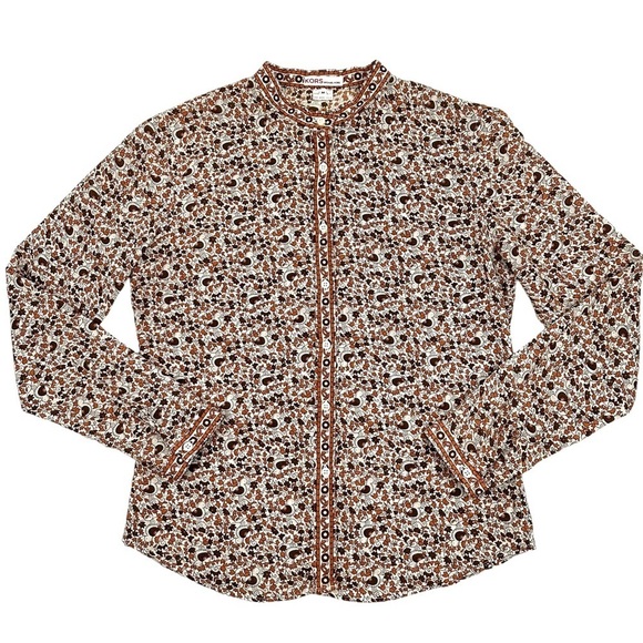 KORS MICHAEL KORS Vintage Red Label printed Long Sleeve button-up shirt - Picture 10 of 14